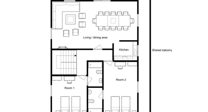 Chalet Alysson, Meribel ski chalet, image 7